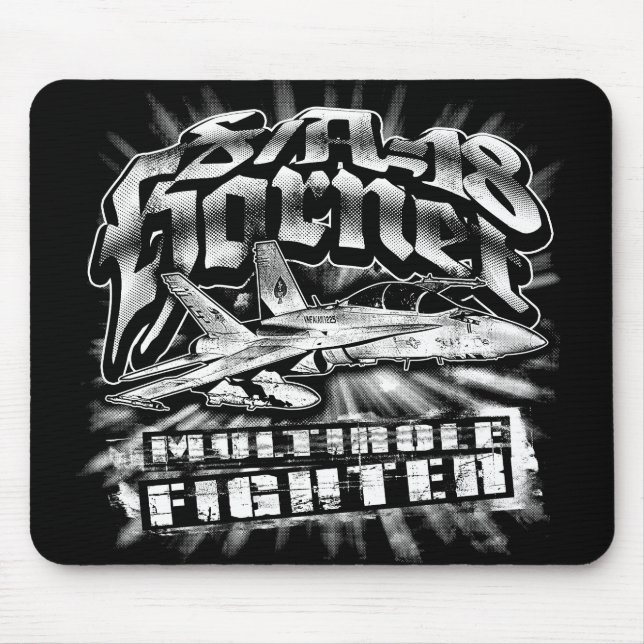 Tapis de souris Mousepad du frelon F/A-18 (Devant)