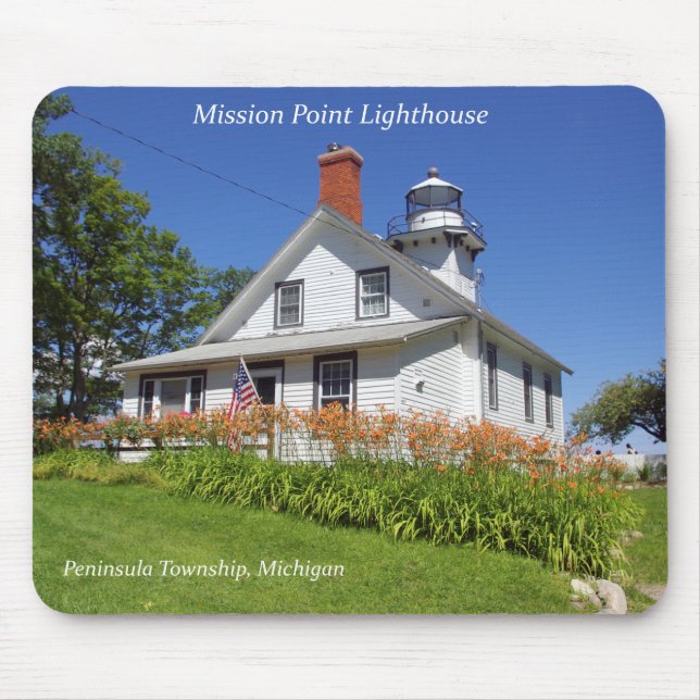 Tapis De Souris Mousepad du phare de Mission Point (Devant)
