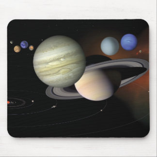 Tapis De Souris "Mousepad du système solaire"
