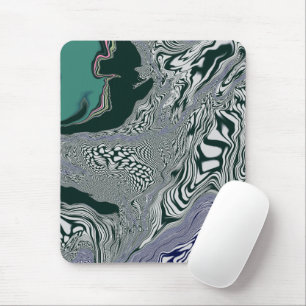 Tapis De Souris Mousepad "Emerald Marble Flow"
