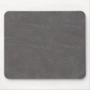 Tapis De Souris Mousepad en cuir gris de texture