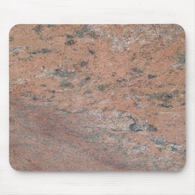 Tapis De Souris Mousepad en marbre rose et noir (Devant)