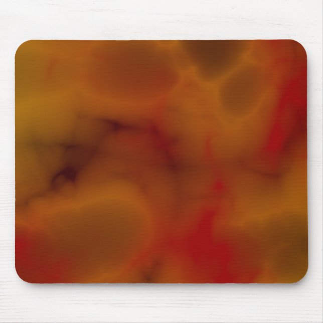 Tapis De Souris mousepad en marbre rouge abstrait (Devant)