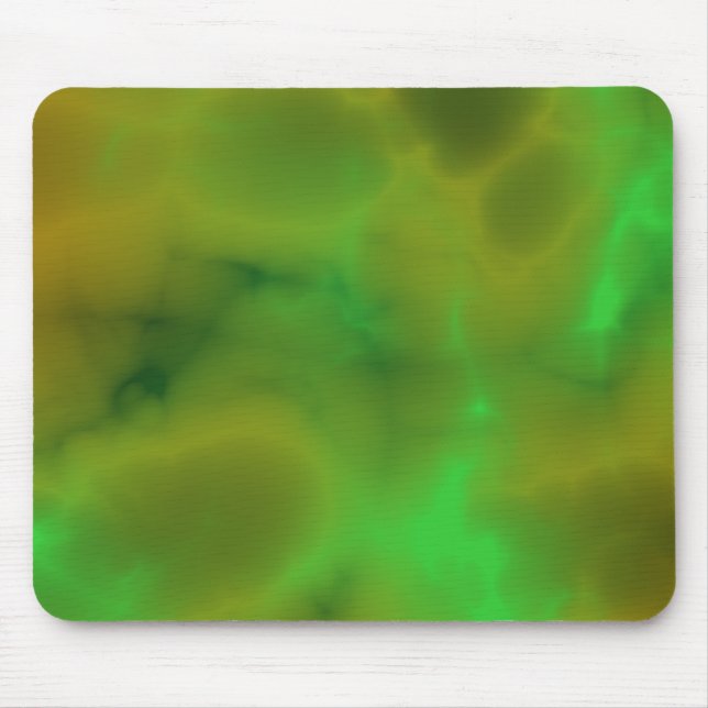 Tapis De Souris mousepad en marbre vert abstrait (Devant)