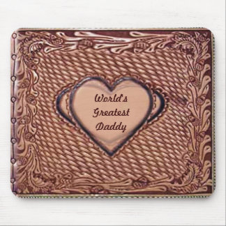 Tapis De Souris Mousepad en toile de cuir de papa le plus grand du