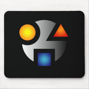 Tapis De Souris Mousepad énigmatique de logo de MI