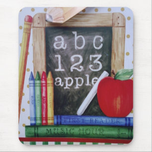 TAPIS DE SOURIS MOUSEPAD "ENSEIGNANT À L'ÉCOLE"