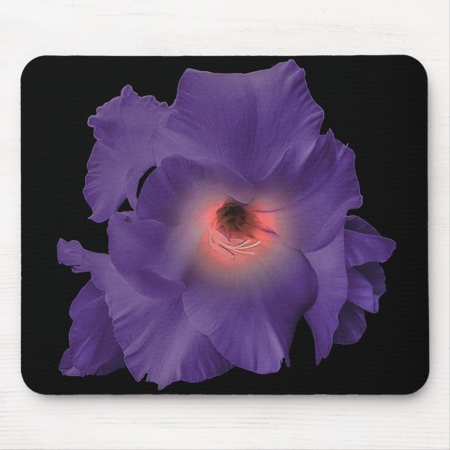 Tapis De Souris Mousepad épée Lily Indigo rose (Devant)
