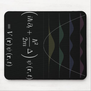 Tapis De Souris mousepad, équation de Schrodinger, potentiel harm