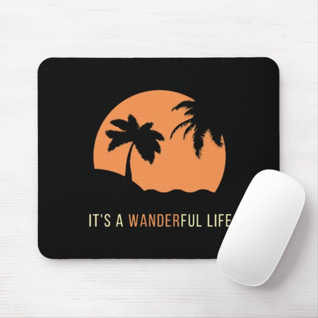 Tapis De Souris Mousepad est une vie errante (Avec souris)