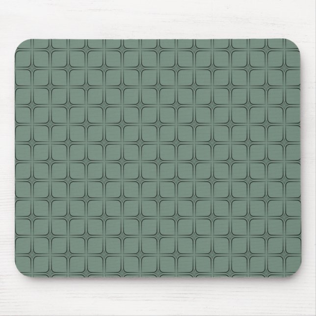 Tapis De Souris Mousepad fabuleux rétro, Dark Sage (Devant)
