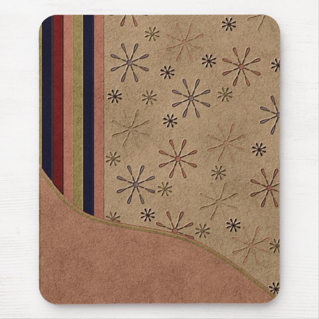Tapis De Souris Mousepad Faux Suede (Devant)