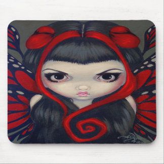 Tapis De Souris " Mousepad féerique rouge "grincheux