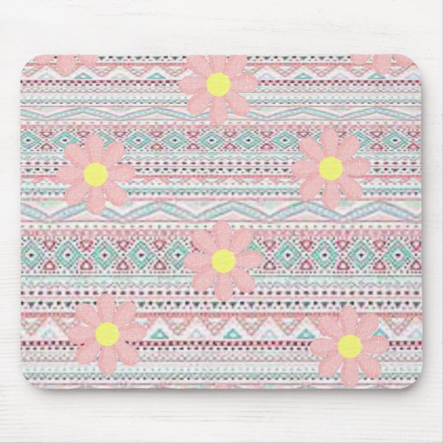 Tapis De Souris Mousepad Floral (Devant)