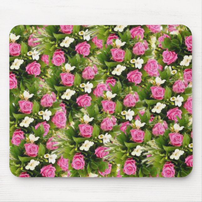 Tapis De Souris Mousepad Floral (Devant)