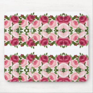 Tapis De Souris Mousepad Floral