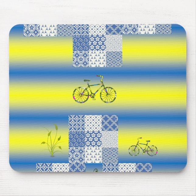 Tapis De Souris Mousepad Floral (Devant)