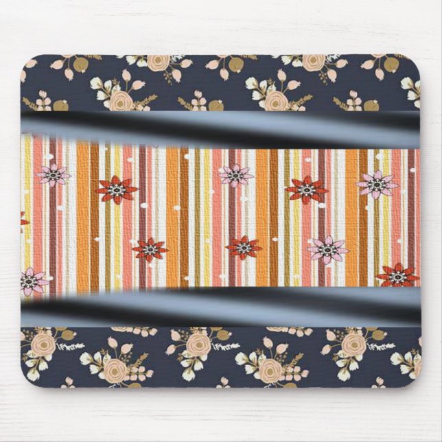 Tapis De Souris Mousepad Floral (Devant)