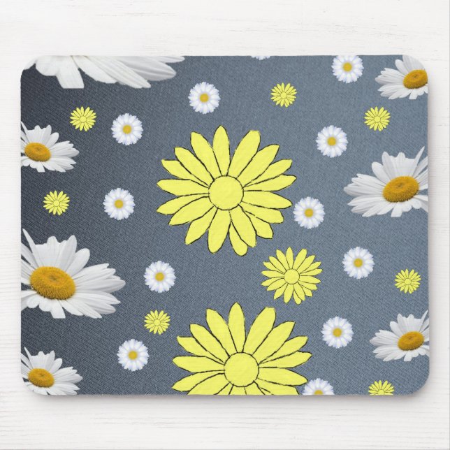 Tapis De Souris Mousepad Floral (Devant)