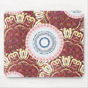 Tapis De Souris Mousepad Floral