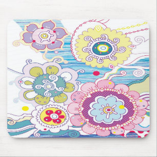 Tapis De Souris Mousepad floral