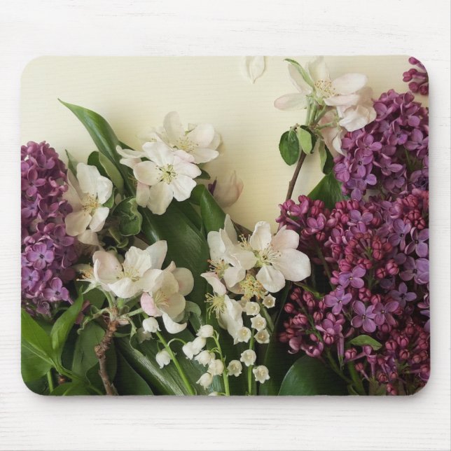 Tapis De Souris Mousepad floral (Devant)