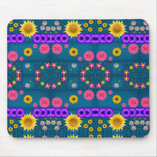 Tapis De Souris Mousepad Floral