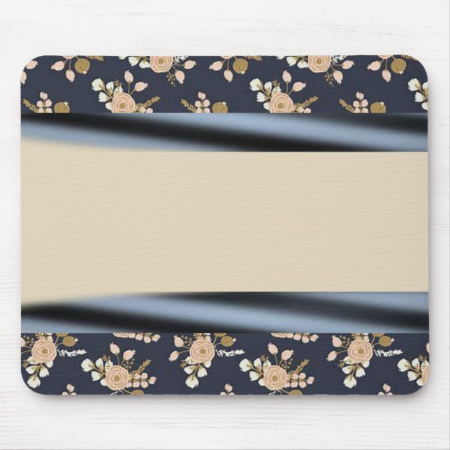 Tapis De Souris Mousepad Floral (Devant)