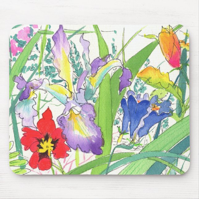 Tapis De Souris mousepad floral (Devant)
