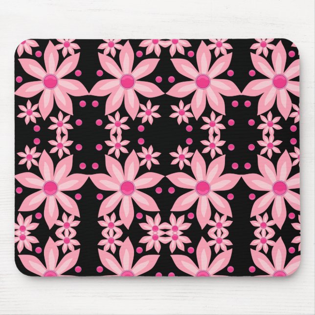Tapis De Souris Mousepad Floral (Devant)