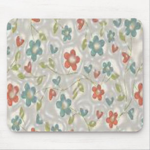 Tapis De Souris Mousepad Floral