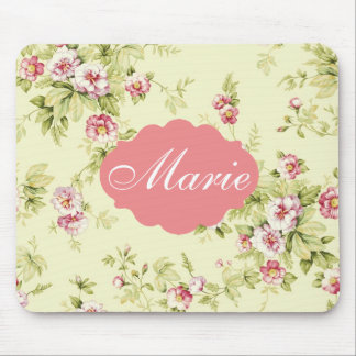 Tapis De Souris Mousepad floral élégant