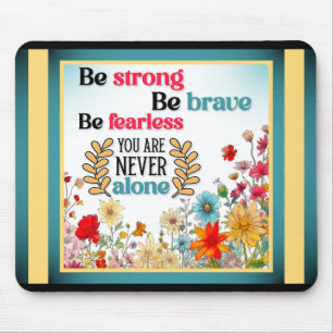 Tapis De Souris Mousepad Floral Inspirationnel