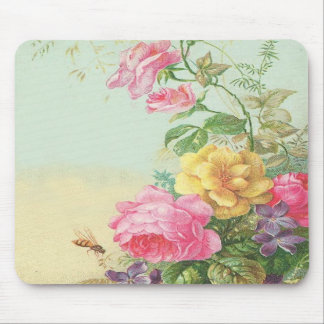 Tapis De Souris Mousepad floral vintage