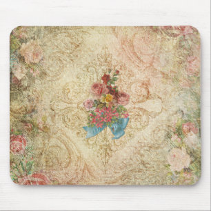 Tapis De Souris Mousepad floral vintage minable