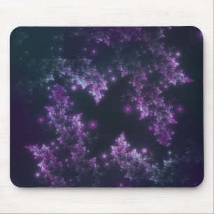 Tapis De Souris Mousepad Fractage Feuille Violet brillant