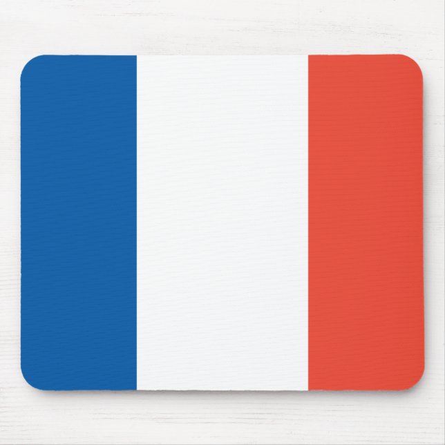 Tapis De Souris Mousepad Frankreich Fahne (Devant)