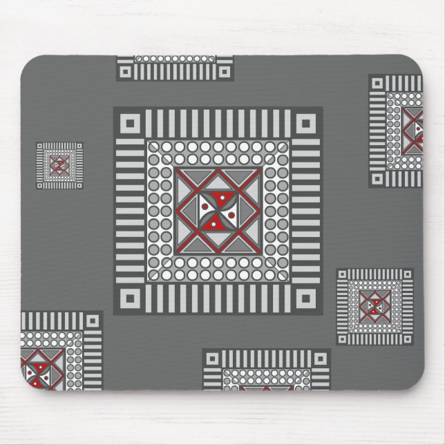Tapis De Souris Mousepad géométrique alternatif (Devant)