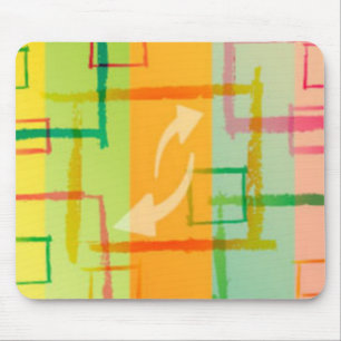 Tapis De Souris Mousepad Grunge coloré