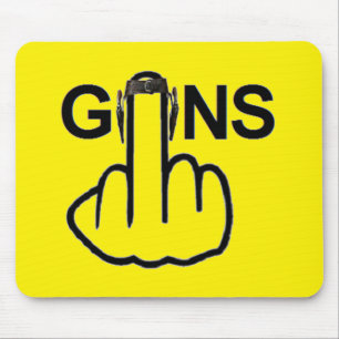Tapis De Souris Mousepad Guns Flip