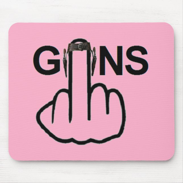 Tapis De Souris Mousepad Guns Flip (Devant)