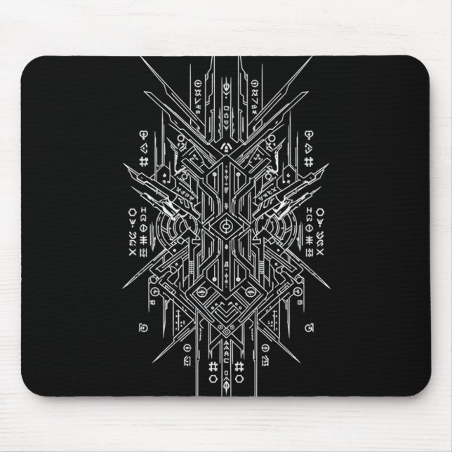 Tapis De Souris Mousepad hacker (Devant)