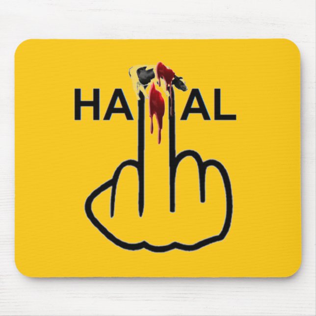 Tapis De Souris Mousepad Halal Flip (Devant)