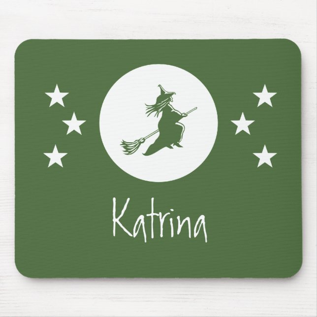 Tapis De Souris Mousepad Halloween, vert (Devant)