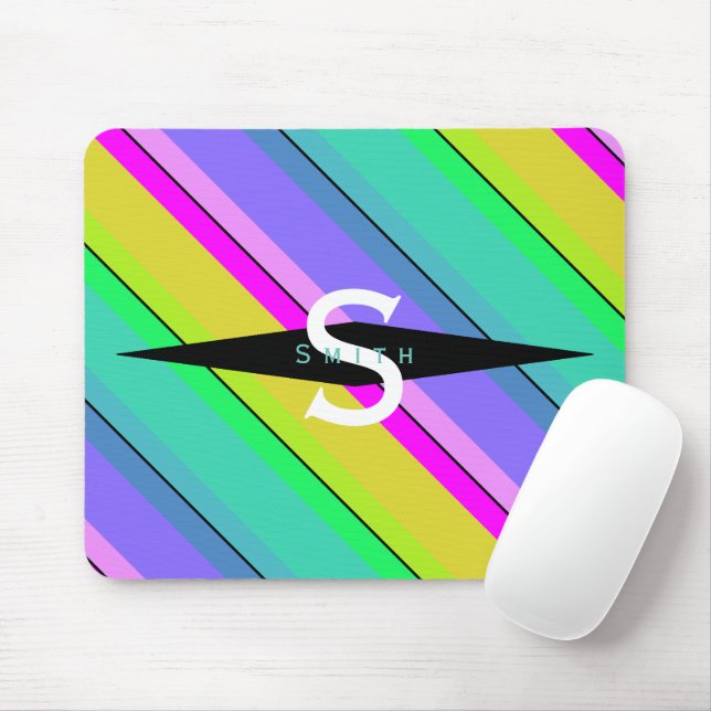 Tapis De Souris Mousepad - HAMbyWG - Couleurs néon (Avec souris)