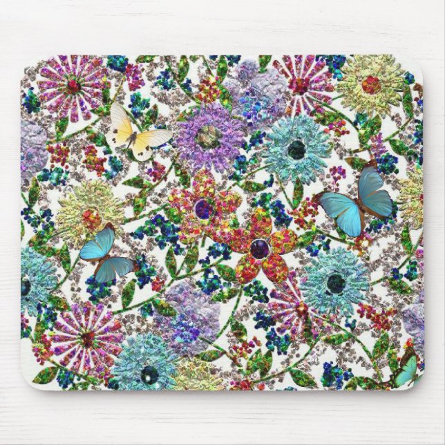 Tapis De Souris Mousepad incrusté de bijoux (Devant)