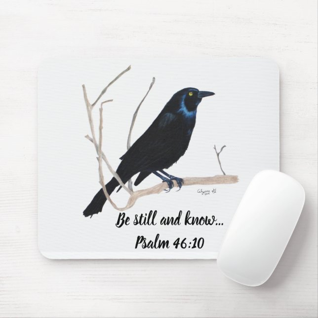 Tapis De Souris Mousepad Inspiration Blackbird (Avec souris)