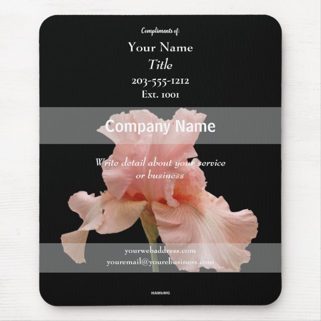Tapis De Souris Mousepad Iris - HAMbyWG (Devant)