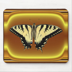 Tapis De Souris Mousepad jaune de ~ de machaon