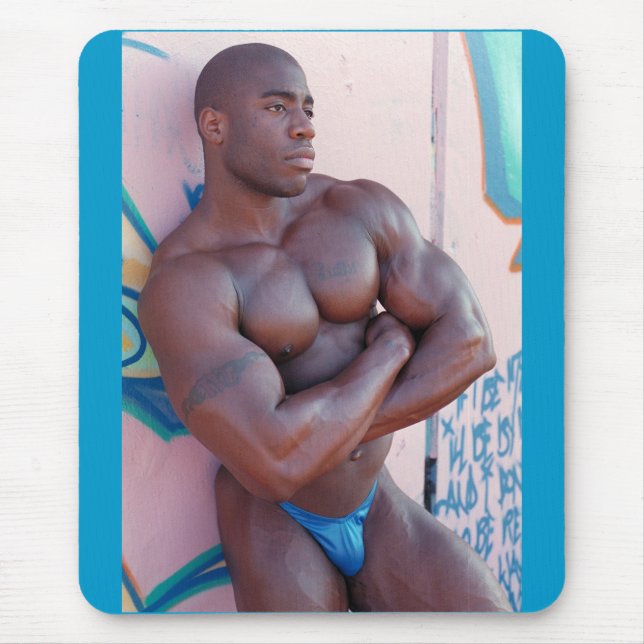 Tapis De Souris Mousepad, "Jermaine dans le repos " (Devant)